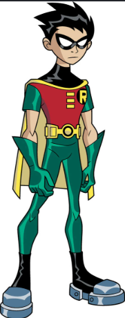 Robin em desenho, usado como imagem base
